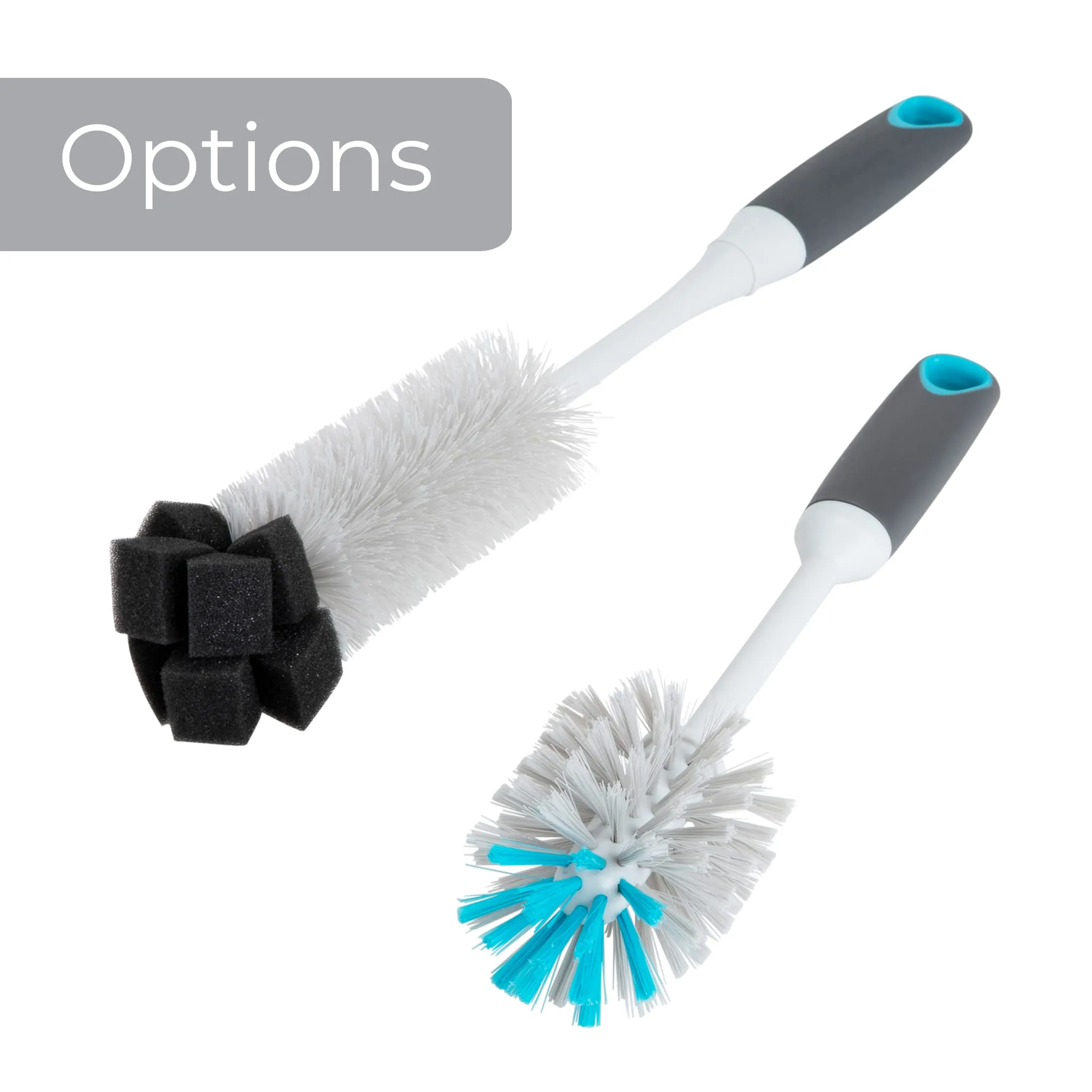 Rounded Bottle Brush with Non-Slip Handle
