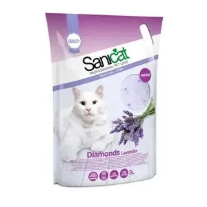 Sanicat Diamonds Lavender Cat Litter - 15 L