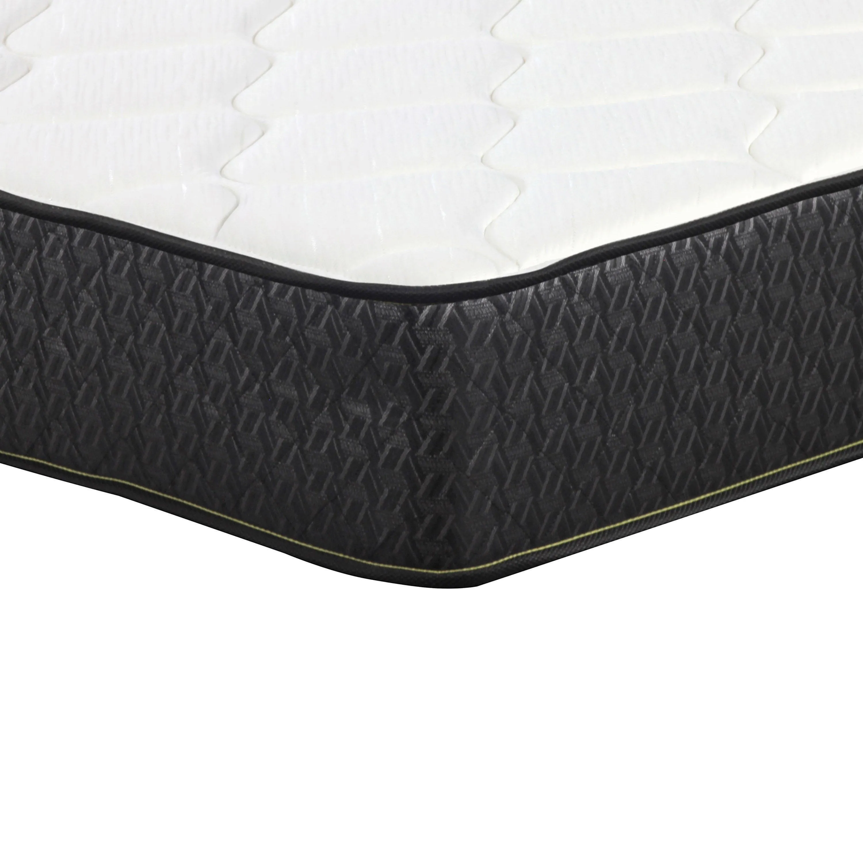 Santa Barbara III Full Mattress White And Charcoal - 350369F