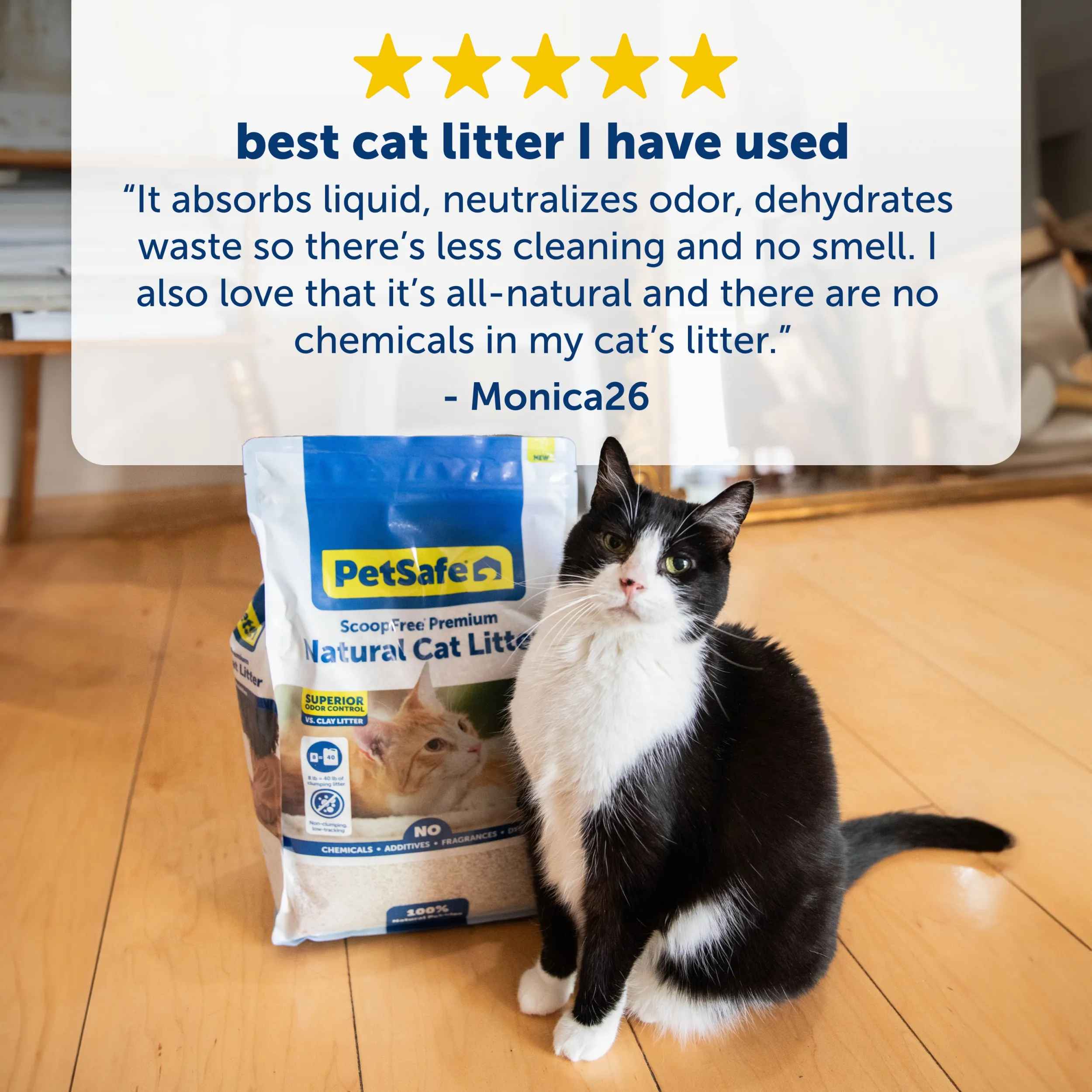 ScoopFree® Premium Natural Cat Litter 8 lb Bag