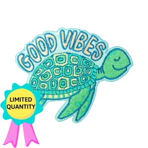 Sea Turtle Good Vibes Patch (FREE SHIPPING)
