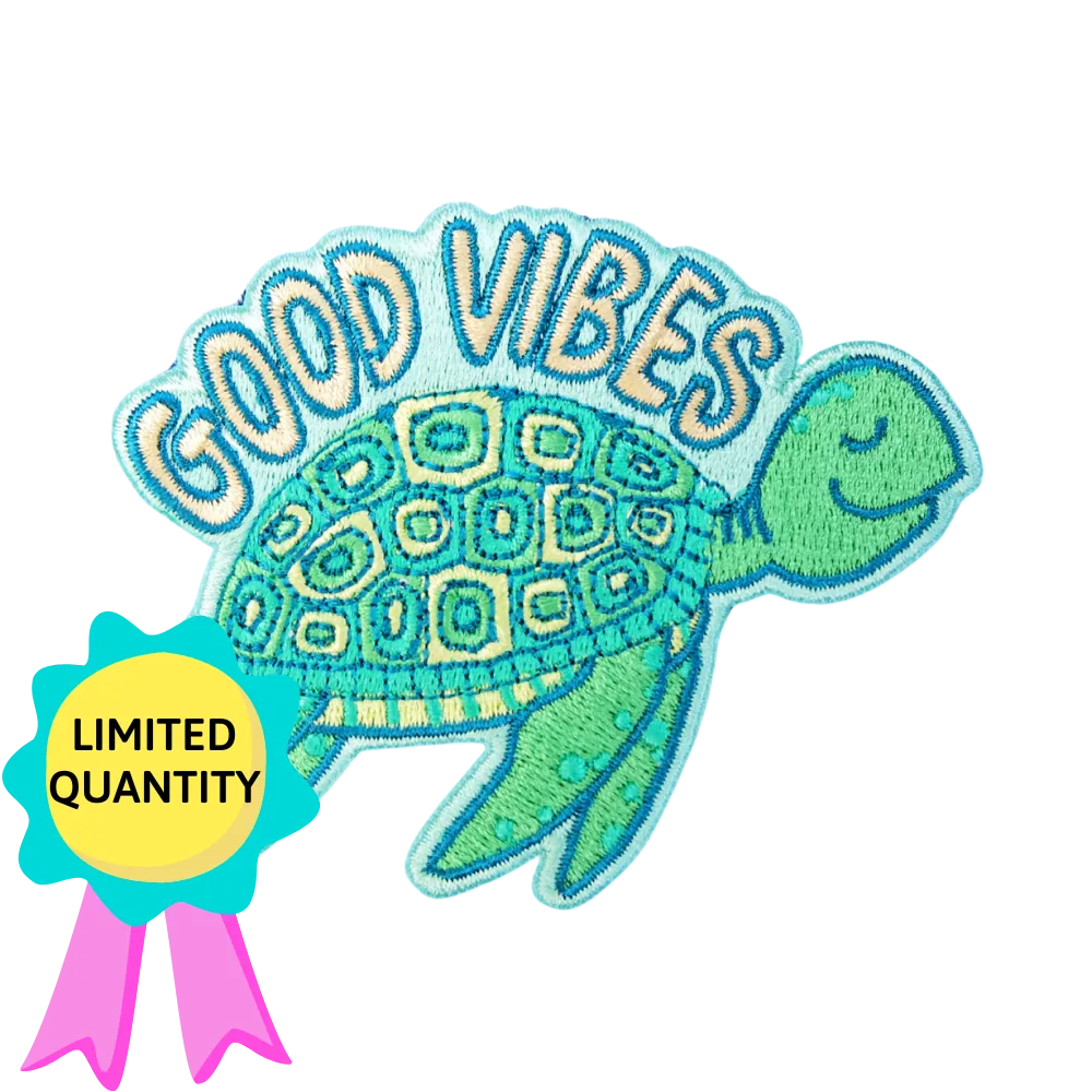 Sea Turtle Good Vibes Patch (FREE SHIPPING)