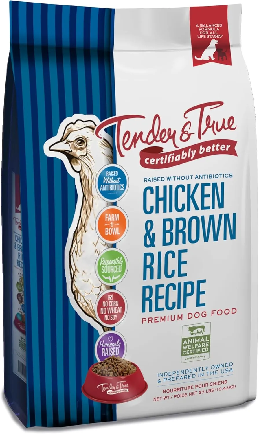 Tender & True Chicken & Brown Rice Recipe Dry Dog Food
