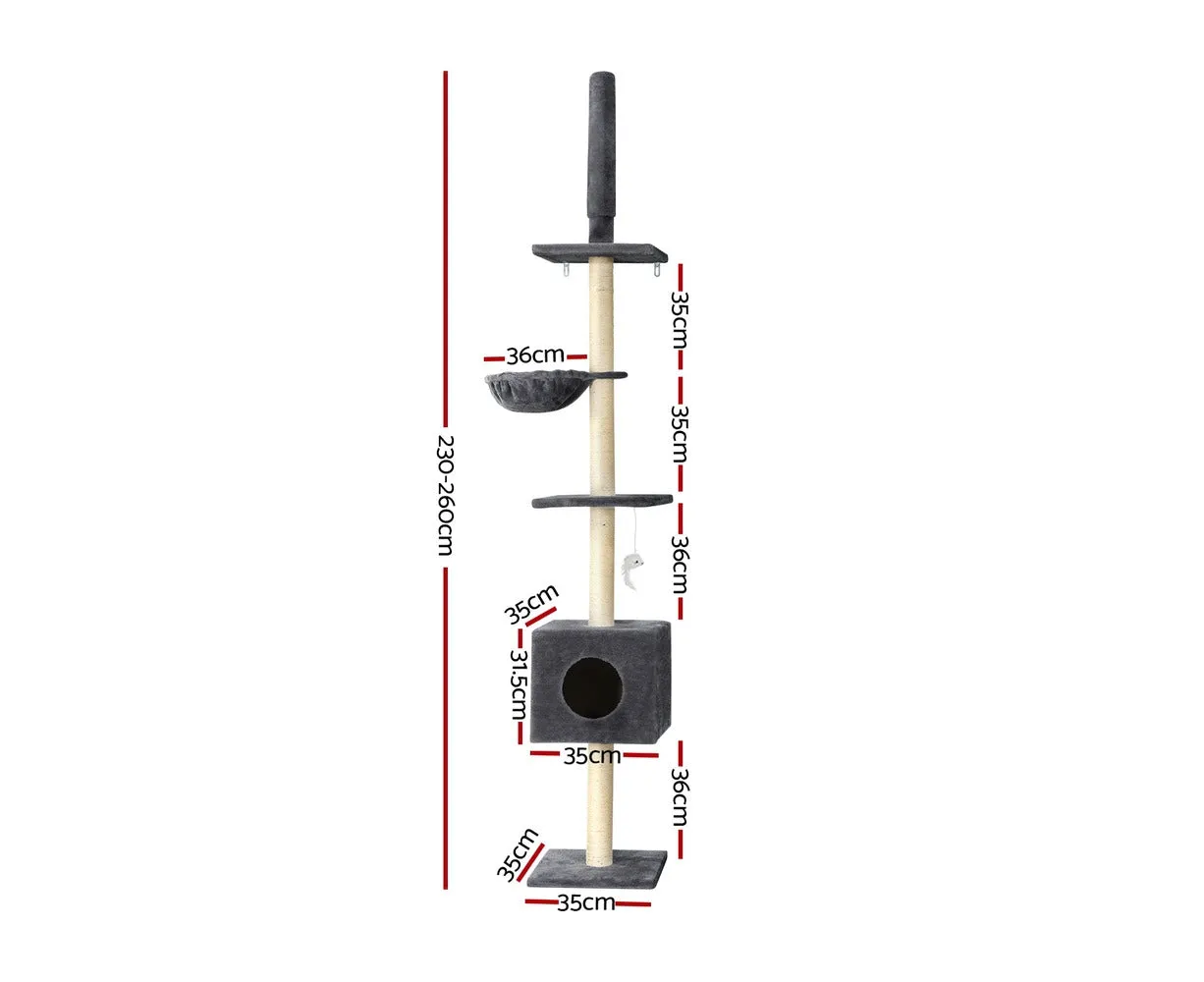 The Lone Pine 260cm Adjustable Cat Tree