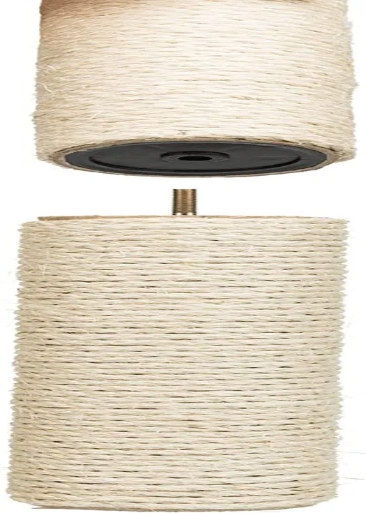TRIXIE Replacement Sisal Post for Scratching Posts, Cat Trees and Cat Towers, 3.5 in X 11.8 in (9 X 30 Cm)