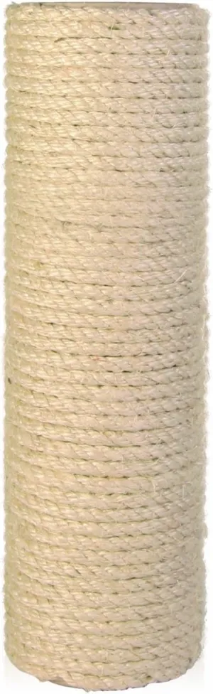 TRIXIE Replacement Sisal Post for Scratching Posts, Cat Trees and Cat Towers, 3.5 in X 11.8 in (9 X 30 Cm)