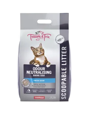 Trouble and Trix Odour Neutralising Baking Soda Clumping Cat Litter 15L