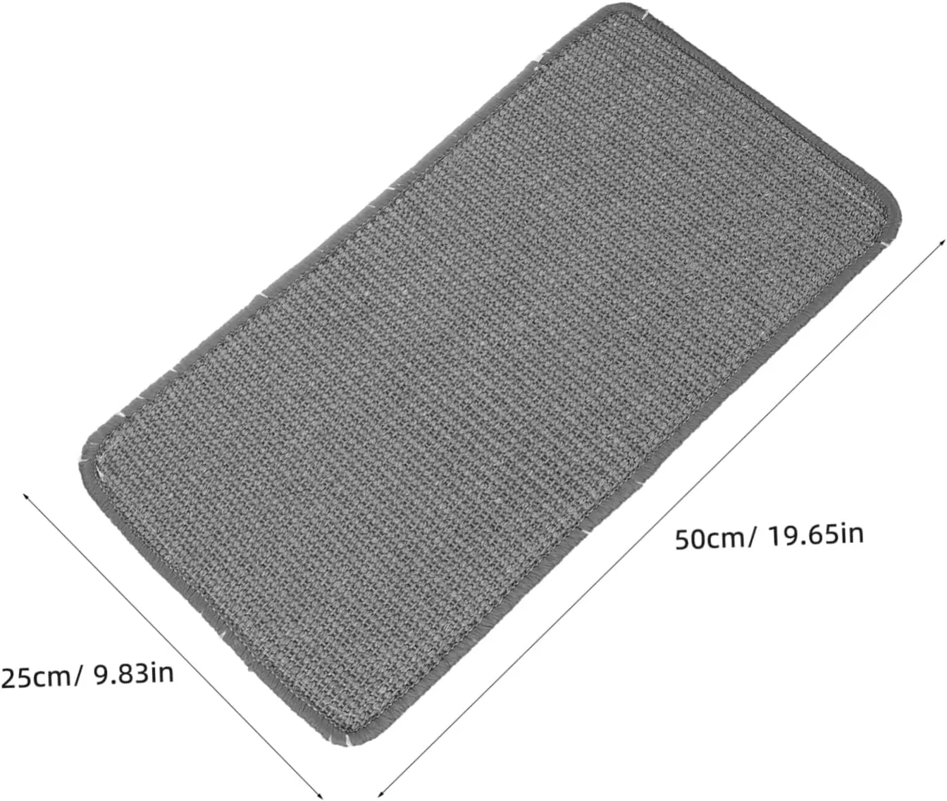 Wall Mounted Cat Scratcher Pad Sisal Vertical Scratch Mat for Indoor Cats Protects Furniture Sofas Durable Scratcher for Pet Owners