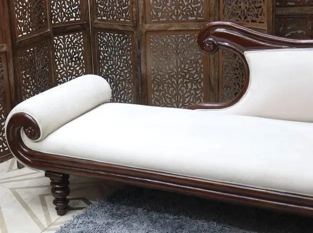 Wood Hand Carved Couch (Sheesham Wood)